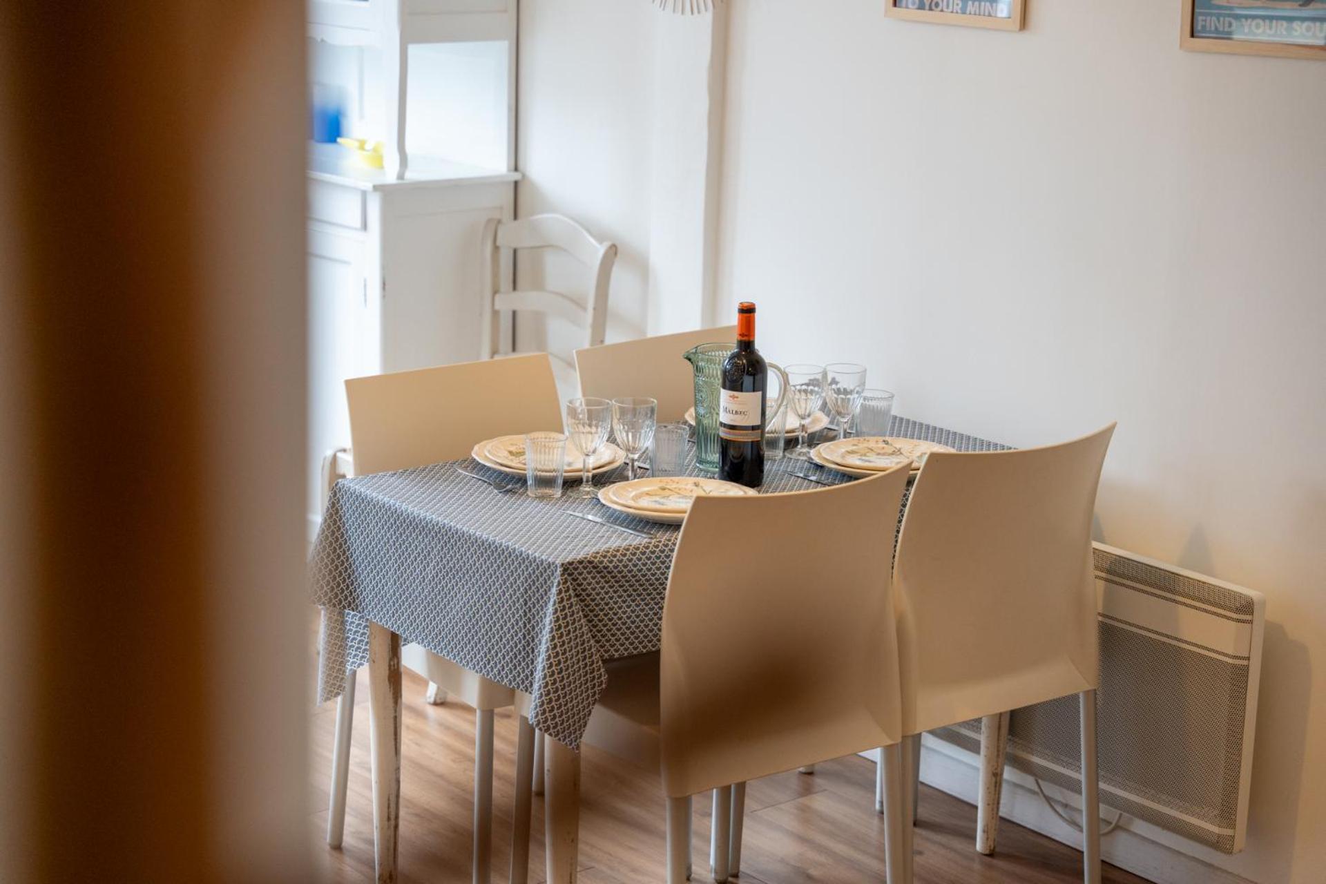Bleu Bonheur, Appartement Cosy Au Coeur De La Baie Saint-Valéry-sur-Somme Esterno foto